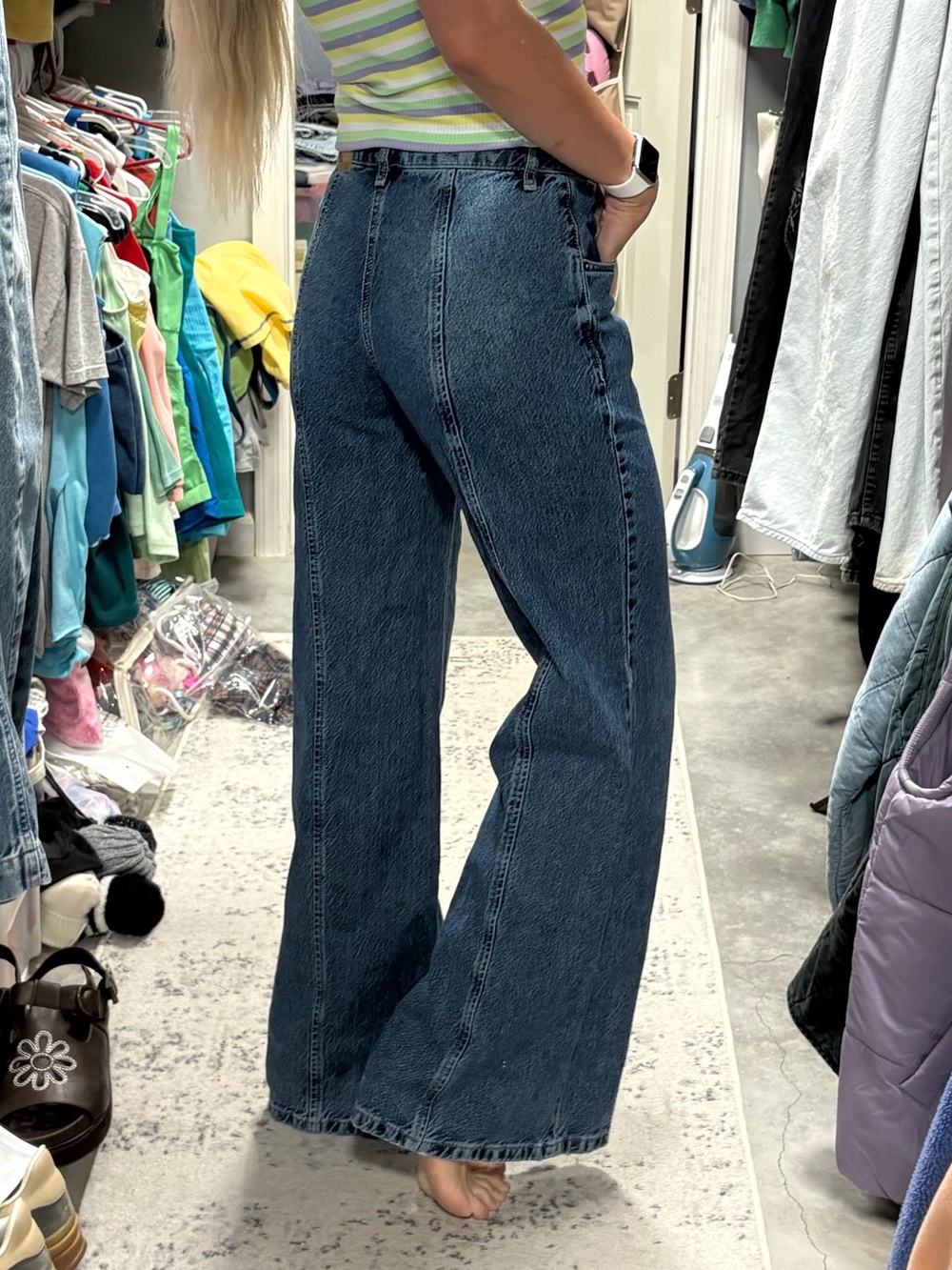 Free People We The Free Wallflower Wide-Leg Jeans - Picture 5 of 15